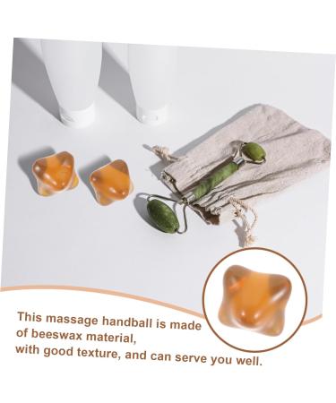 Tovinanna 2-Piece Hand Massage Ball Set - Bee Wax Finger Exercise Balls for Hand Relief & Therapy - International Shipping Available - Buy Online on GoSupps.com