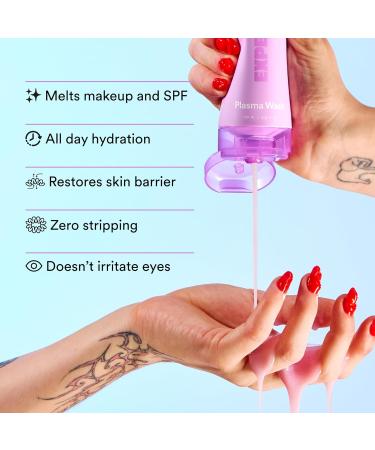 Experiment Plasma Wash Moisture Depositing Gel Cream Cleanser - Hydrating Barrier Restoring & Non-Stripping Face Wash w/Glycerin & Jojoba Oil 5.0 FL OZ - Gentle Facial Cleanser for All Skin Types - Buy Online on GoSupps.com