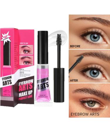 Mascara Noir et Mascara clair imperm able l'eau et anti - transpiration non teint coiffage durable grippe naturelle des cheveux racine cisel e non agglom r e mascara-10 - Buy Online on GoSupps.com