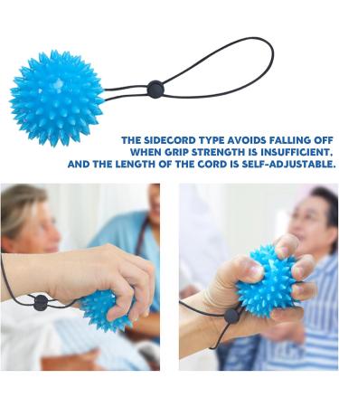 Vueinrg Hand Trainer Set - Finger Massage Ball for Therapy Stress Relief & Osteoarthritis - Soft Rubber Igelball for Finger Training - Buy Online on GoSupps.com