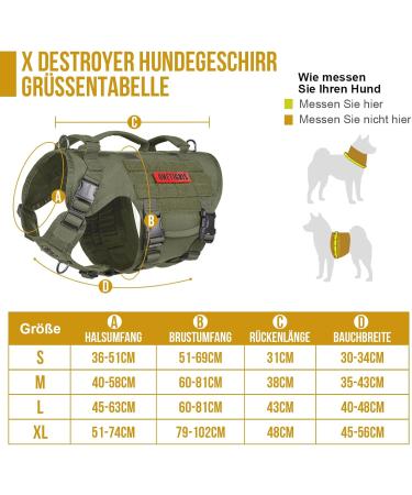 Oneigris Dog Harness | Adjustable Tactical Anti-Trail Harness for All Breeds - International Shipping Available - Buy Online on GoSupps.com