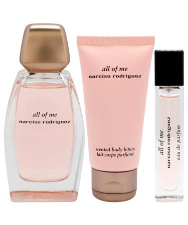 Narciso Rodriguez All Of Me for Women - 3 Pc Gift Set 3.3oz EDP Spray 1.6oz Body Lotion 0.33oz EDP Spray - Buy Online on GoSupps.com