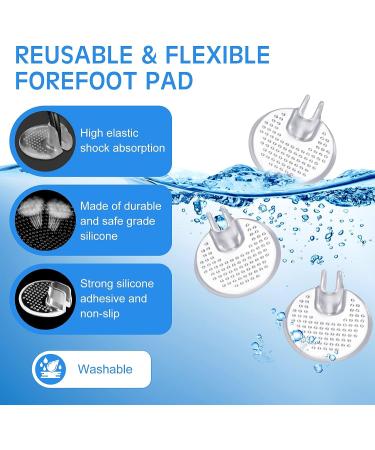 12 Pairs Silicone Toe Guards Cushions for High Heels, Flip Flops, Sandals - Non Slip Gel Protectors - Buy Online on GoSupps.com