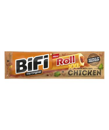 Bifi BiFi Chicken Roll XXL - 24er Pack (24 x 70 g) - extra large chicken roll in a soft dough shell - filling snack for in between - ideal for travel work or leisure - 100 percent chicken meat