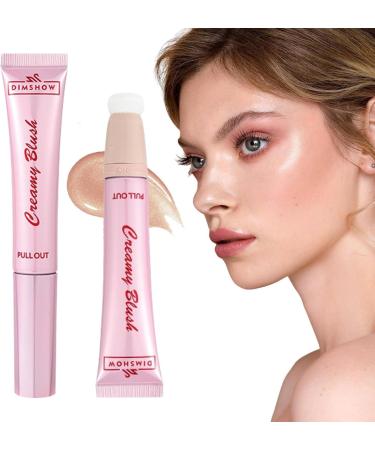 Face Highlighter Stick | Blushes Liquid Cream | With Sponge Head Cheek Highlighter Liquid Blushes Stick For Lips Face Pochy #10 - Buy Online on GoSupps.com