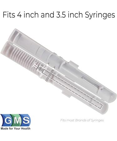 GMS Syringe Case - Portable Travel Insulin Carrying Case for Pre-Filled Syringes (2 Pack) - White - Buy Online on GoSupps.com