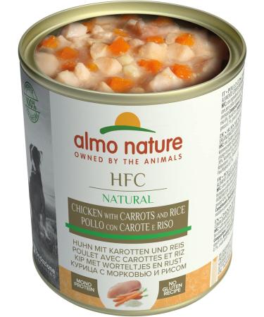 Almo Nature HFC Natural Wet Dog Food - Chicken with Carrots & Rice (12 Pack) - Premium Quality Pet Food - Buy Online on GoSupps.com
