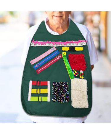 Fidget Apron For Elderly | Activities For Seniors | Flexible Thoughtful Elderly Brain Activity Apron Fidget Toy Develop Motor Skills - Buy Online on GoSupps.com