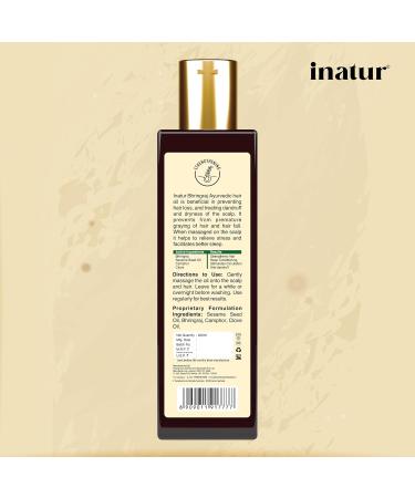 Bhringraj Hair Oil 200 ml - Natural Hair Growth & Strengthening | Organic & Herbal | International Shipping Available - Buy Online on GoSupps.com