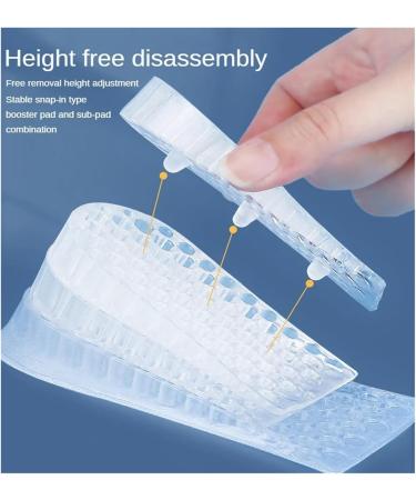 Buy 3.5cm Silicone Height Increase Insoles | Invisible Elevator Shoe Pads for Men & Women | Comfortable Heel Lifting Inserts - Blue - Buy Online on GoSupps.com