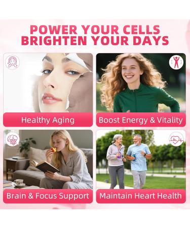 NAD+ Liquid Supplement for Women Men: NAD+ Resveratrol Drops with Grape Seed Extract CoQ10 Zinc Vitamin B2 Nicotinamide Riboside Support Energy Anti-Aging & Heart Health Grape Flavor 30 Servings - Buy Online on GoSupps.com