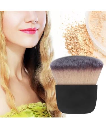 Mini Multifunctional Makeup Brush - Portable Soft Hair Powder Blush Tool for Beginners & Professionals (Black - Buy Online on GoSupps.com