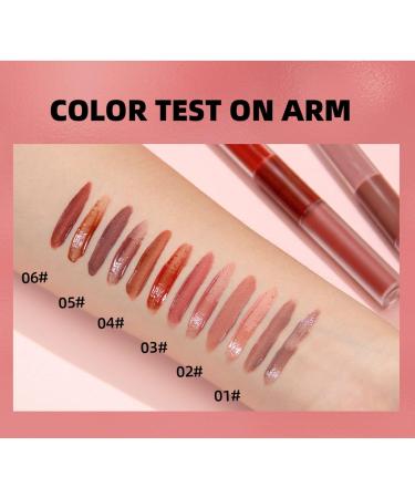Allbestaye Double Headed Liquid Lipstick - Waterproof Matte & Shimmer Lipgloss | Shop Nude Shades | International Shipping Available - Buy Online on GoSupps.com