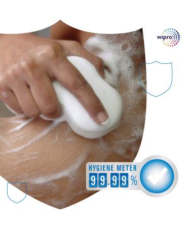 Hygienix Germ Protection Soap by Wipro - 125g | Buy 4 Get 1 Free | International Shipping Available - Buy Online on GoSupps.com
