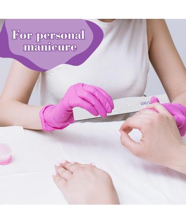 200 Pcs Professional Double-Sided Nail Files Bulk | 100/180 Grit Emery Boards for Acrylic Nails | Perfect for Home and Salon Manicures - Buy Online on GoSupps.com