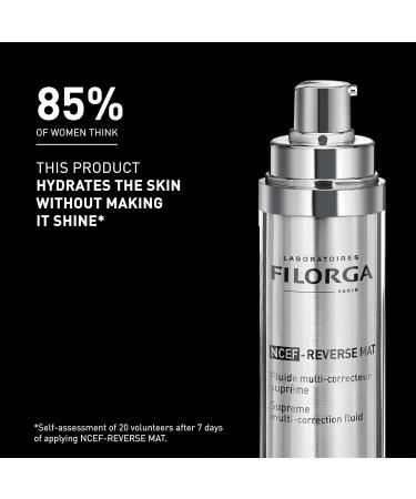 Filorga NCEF-Reverse Mat Face Cream - Hyaluronic Acid & Collagen Moisturizer for Wrinkle Reduction Firmness & Radiance | 1.69 fl. oz - International Shipping Available - Buy Online on GoSupps.com
