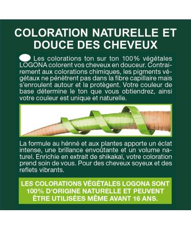 Logona Natural Cosmetics Poudre Colorante V g tale 080 Brun Naturel - 100g Hair Color With Avocado Oil - 100% Natural & Vegan Fast Global Shipping - Buy Online on GoSupps.com