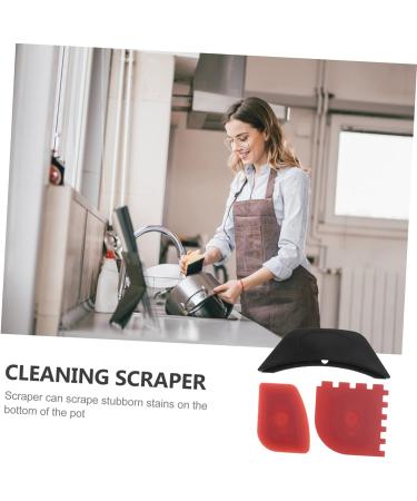 Yardwe 2pcs Pot and Pan Cleaning Set - Anti-Scald Scraper Tools with Silicone Handle Protectors - Buy Online on GoSupps.com
