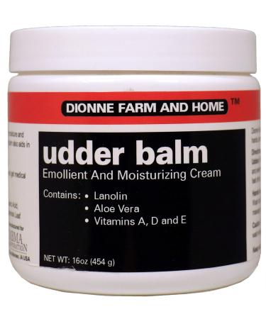 Dionne Farm and Home Udder Balm 16 Oz Jar