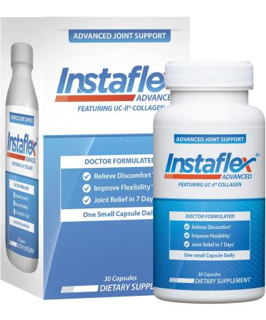 Instaflex Advanced Joint Support Supplement - Turmeric, Resveratrol, Boswellia Serrata Extract, BioPerine, UC-II Collagen- 30 Count 30 Count (Pack of 1)