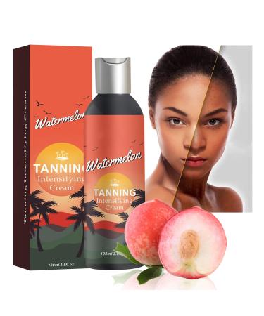 Tanning Lotion Self Tanner Sunless Self Tanning Cream Natural Looking Gradual Tan Tanning Accelerator Browning Lotion for Men & Women Fair to Medium SPF0 (Peach Self Tanning Cream)