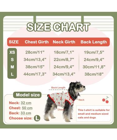 Shop Hjumarayan Dog Sweater for Small Dogs - Soft Breathable Chihuahua & Yorkshire Terrier Shirts (XS Cherry Red) - Buy Online on GoSupps.com