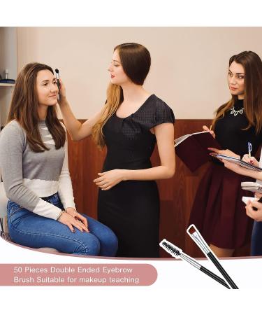 50-Piece Eyebrow Makeup Brush Set for Precision Application and Blending - Buy Online on GoSupps.com