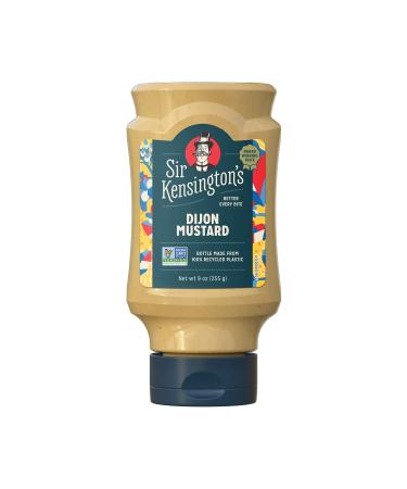 Sir Kensington's Mustard, Dijon, Gluten Free, Certified Vegan, Non- GMO Project Verified, from 100% Grade-A Mustard Seeds, Shelf-Stable, 9 oz