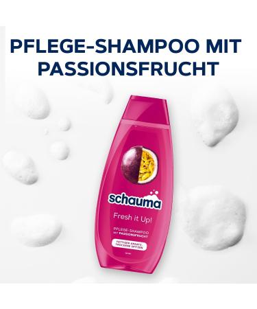  Schauma Schauma Schwarzkopf Fresh It Up! Passion Fruit Shampoo for Oily Roots and Dry Ends 5 x 400 ml - Buy Online on GoSupps.com