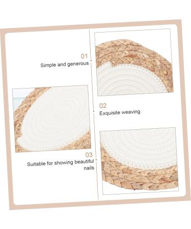 minkissy 1pc Nail Pad Braid Tool Decorating Tools Nail Decorating Tools Manicure Tools Manicure Display Pad Cotton Thread Wrist Pad Nail Work Woven Mat - Buy Online on GoSupps.com