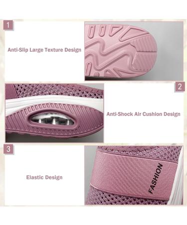 Buy Women's Orthopedic Air Pillow Hiking Shoes | Breathable Mesh Sandals | Diabetic Slip-On Outdoor Walking Shoes 36-42 - Pink 38 EU - Buy Online on GoSupps.com