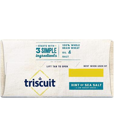 Triscuit Hint of Sea Salt Whole Grain Wheat Crackers 8.5 oz (Pack of 6) - Lightly Salted Snack Option - Buy Online on GoSupps.com