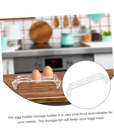 OFFSCH Acrylic Egg Holder 1 Set Food Tray Eggs Fridge Refrigerator Egg Storage Egg Holder Acrylic Household Egg Plate - Buy Online on GoSupps.com