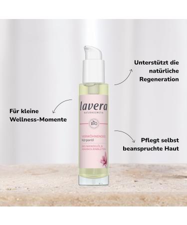  lavera lavera Body Oil Soothing Skin Feeling Supple Regenerating Moisturizing Vegan Natural Cosmetics 100ml - Buy Online on GoSupps.com