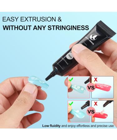 15g 3D Nail Gel - Sculpting Gel for Nail Art Designs | DIY Molding & Decoration | Clear Nail Art Glue - Buy Online on GoSupps.com