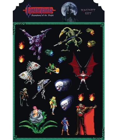 Dark Horse Deluxe Castlevania Symphony of The Night Magnet Set, Multicolor