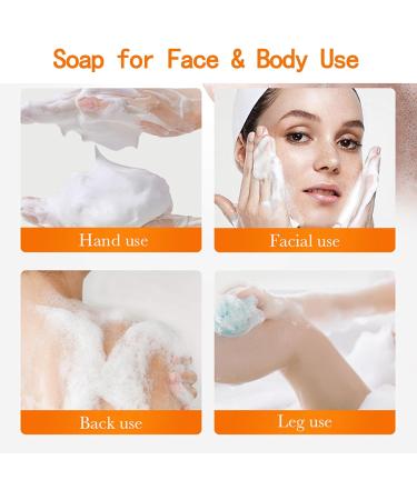 Skin Brightening Soap - Kojic Acid Soap for Dark Spots - Face Cleanser Soap - Dark Spot Remover Soap Bar - Clean Skin Oil Antioxidant Moisture - Skincare Beauty Product for All Type Skin - Buy Online on GoSupps.com