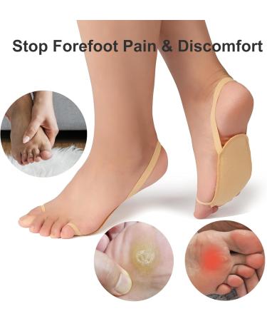 Buy 3 Pairs of Cotton Ball Foot Cushions for Women | High Heel & Sandal Pads | Metatarsal & Blister Prevention | Non-Slip Invisible Socks | Sizes 8-12 - Buy Online on GoSupps.com