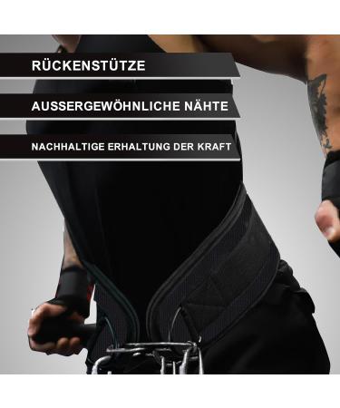 Durable Leather Weight Lifting Belt - Adjustable 10 Holes Padded Lumbar Support for Bodybuilding & Power Lifting - International Shipping Available - Buy Online on GoSupps.com