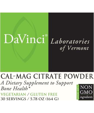 Davinci Labs Cal-Mag Citrate Powder - Pure and Potent Formula for Bone Health - Buy Online on GoSupps.com