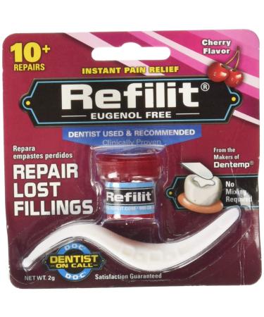 Refilit Maximum Strength Filling Material, Cherry Flavor