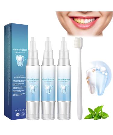 Dguso gum therapy gel 3 pieces gum gum shield therapy gel experiences gum therapy gel gel gel - deep cleaning of tooth stains and tartar (with 1 toothbrush) - Buy Online on GoSupps.com
