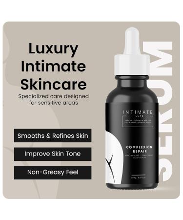 Intimate Luxe Complexion Repair Serum Fragrance-Free Brightening Serum for Bikini Line & Underarms Helps Improve the Look of Dark Spots & Uneven Tone pH Balanced for Intimate Areas 1 fl oz - Buy Online on GoSupps.com