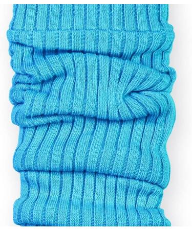 STEVEN Girl Cotton Calf Leg Warmers - Rollable & Comfortable Undersuits for Kids - Turquoise - Buy Online on GoSupps.com