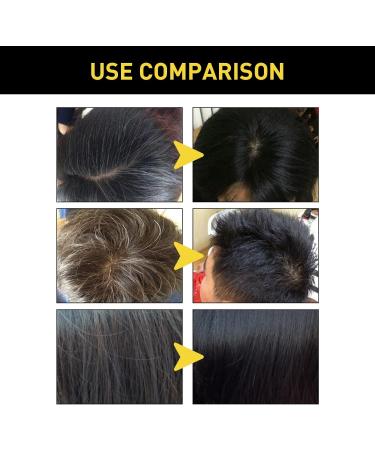 Hair color shampoo 500 ml instant shampoo for black hair herbal shampoo gray hair shampoo for men and women black shampoo - Buy Online on GoSupps.com