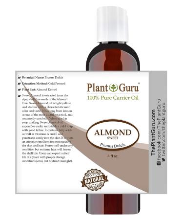 Carrier Oil Variety Set 4 oz - Almond, Avocado, Coconut, Grapeseed - 100% Pure Natural Cold Pressed Oils for Aromatherapy, Skin & Hair Growth. Ideal for Body Massage and Moisturizing - Buy Online on GoSupps.com