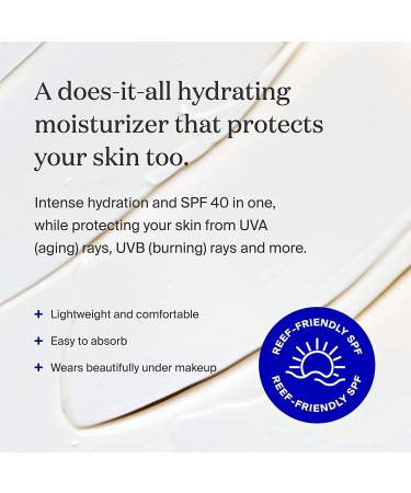 Supergoop! Superscreen SPF 40 PA+++ Hydrating Daily Moisturizer 1.7 fl oz - Reef-Friendly Sunscreen for UV Protection, Pollution, Blue Light - Buy Now - Buy Online on GoSupps.com