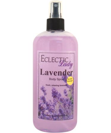 Lavender Body Spray (Double Strength) 16 ounces Body Mist for Women with Clean Light & Gentle Fragrance Long Lasting Perfume with Comforting Scent for Men & Women Cologne with Soft Subtle Aroma 16 Fluid Ounces (Double Strength)
