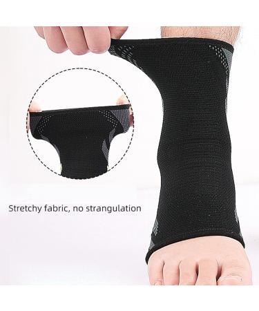 Ankle Support Set - 2 Piece Compression Sleeve for Plantar Fasciitis | Improve Fitness & Comfort | International Shipping - Buy Online on GoSupps.com