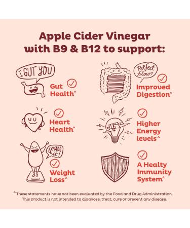 KOS Apple Cider Vinegar Gummies - Gelatin & Sugar Free - Vegan ACV Gummies - Individually Wrapped - Added Prebiotics for Optimum Gut Health - Apple Cider Gummies for Women & Men - 1 Month Supply 2. Apple Cider Vinegar Gummies - Buy Online on GoSupps.com